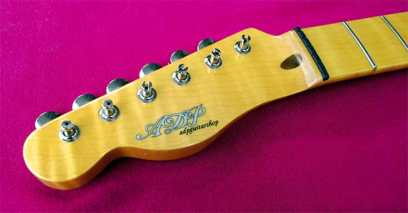 adpguitarshop guitare DP052 T-B2W ADP Neck head